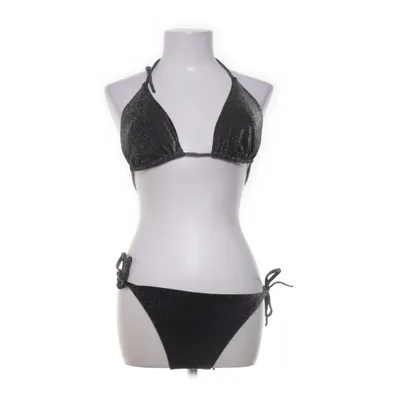 Bikini (Svart, Silverfärgad)
