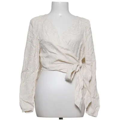 Wikkelblouse (Wit) van H&M Trend Viscose
