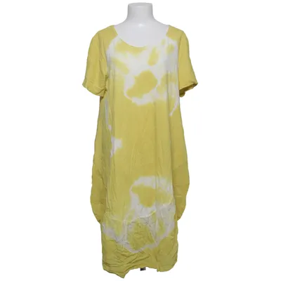 Jurk (Geel, Wit) van New Collection Katoen
