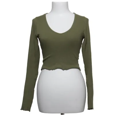 Long sleeve T-shirt (Green) from Collusion Cotton, Elastane