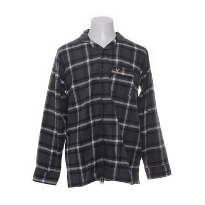 Pyjamasskjorte (Grå, Blå, Hvid) fra Lyle & Scott Polyester, Bomuld