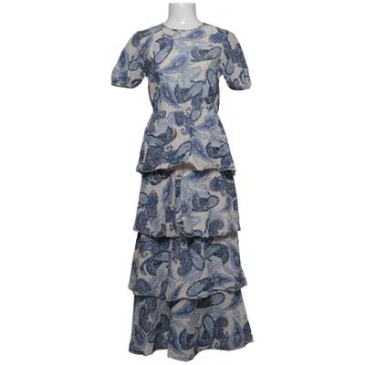 Maxi jurk (Blauw, Beige) van Simplicity New York Katoen