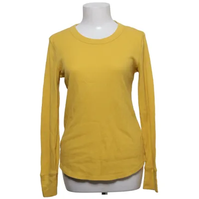 Långärmad t-shirt (Gul) från Gap Bomull, Elastan, Polyester