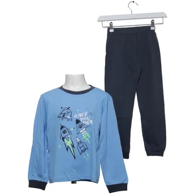 Pyjama (Blauw, Grijs) van N-Feel Katoen, Polyester