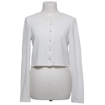 Cardigan (Wit) van Noisy May Elastaan, Polyester, Viscose