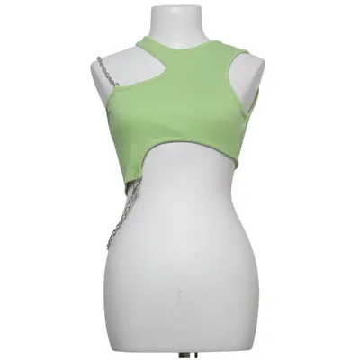 Crop top (Grøn) fra The Ragged Priest Bomuld, Elastan