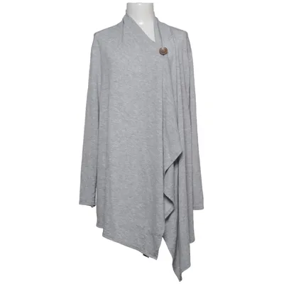 Strickjacke (Grau) von Bobeau Elasthan, Polyester, Viskose