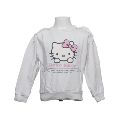 Sweatshirt (White, Pink, Multicolored) from Hello Kitty Cotton