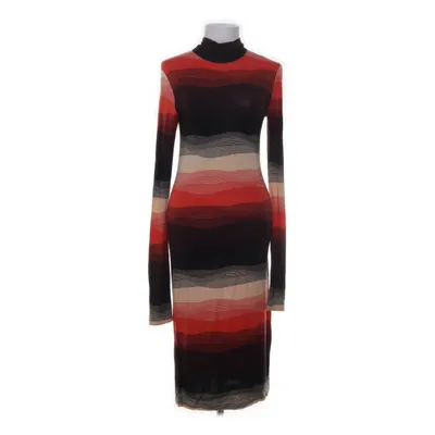 Jurk met col (Rood, Meerkleurig) van Rodebjer Elastaan, Viscose