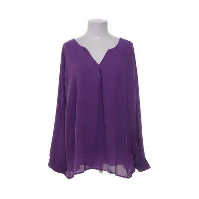 Blus (Lila) från Zizzi Polyester