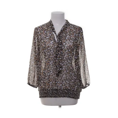 Pussy bow blouse (Black, Multicolored) from 7th Avenue Polyester