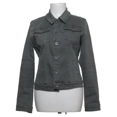 Veste en jean (Gris) de Heimatliebe Coton, Élasthane