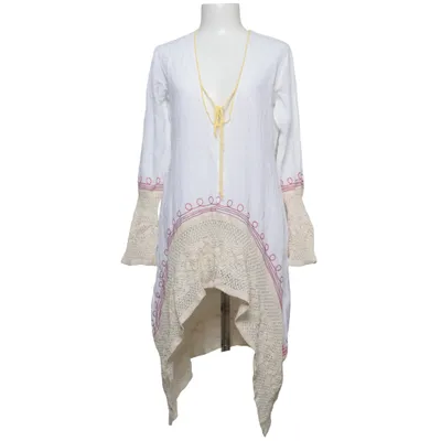 Robe de plage (Blanc, Beige, Rouge) de Jo Lou Coton