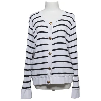 Cardigan (Hvid, Sort) fra River Island Plus Bomuld