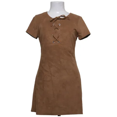 Jurk (Bruin) van Express Elastaan, Polyester
