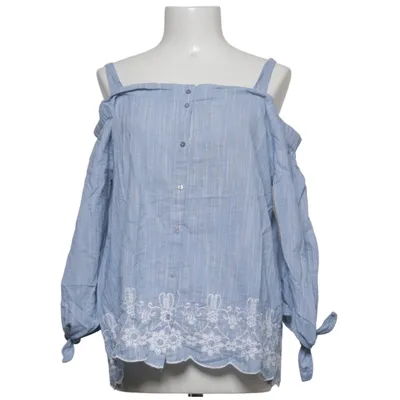 Top (Blue, White) from Camaïeu
