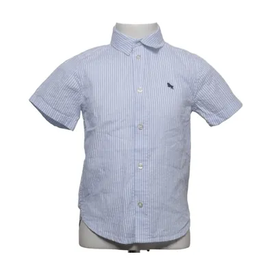 Chemise à manches courtes (Bleu, Blanc) de H&M Kids Coton