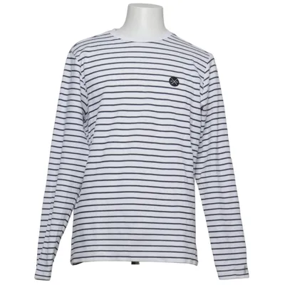 T-shirt à manches longues (Antim/Arman Stripe Ls) de Anti Blue Coton
