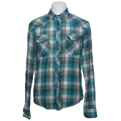Shirt (Blue, Gray, White) from Forplay Cotton