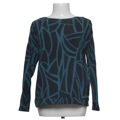 Long sleeve T-shirt (Black, Blue) from Cecil Cotton, Polyester