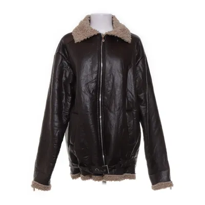 Shearlingjacka (Brun, Beige)