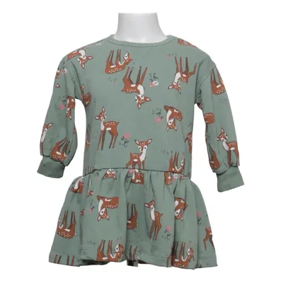 Kjole (Grøn) fra H&M Kids Elastan, Polyester