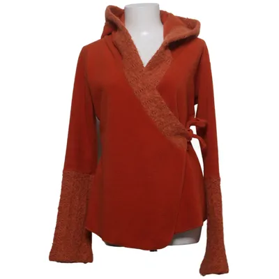 Wrap cardigan (Orange) from Branting Polyamide, Polyester, Wool