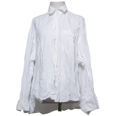 Skjorte (Hvid) fra The Frankie Shop Bomuld, Tencel