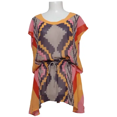 Strandjurk (Oranje, Roze, Meerkleurig) van Mamalicious Polyester