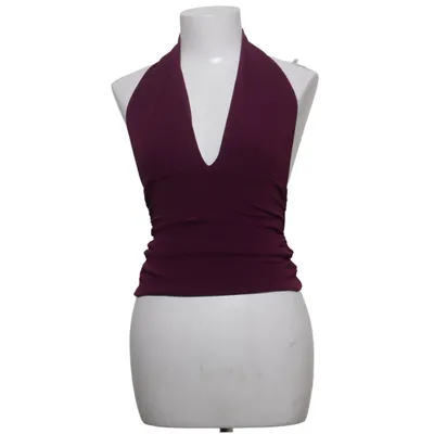 Halternecktopp (Lila) från Zara Elastan, Polyester