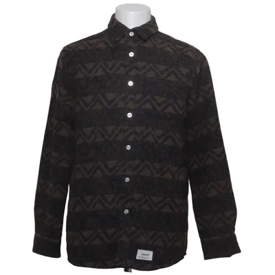 Shirt (Bruin, Blauw) van Wemoto Polyester, Wol