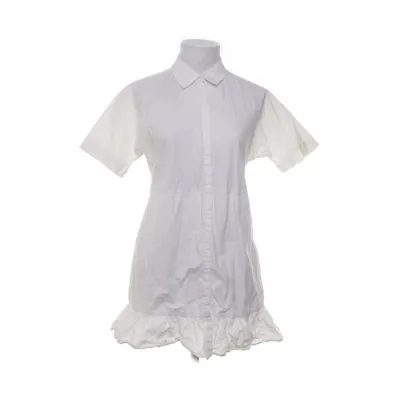 Shirt dress (White) from Zara Trafaluc Collection Cotton