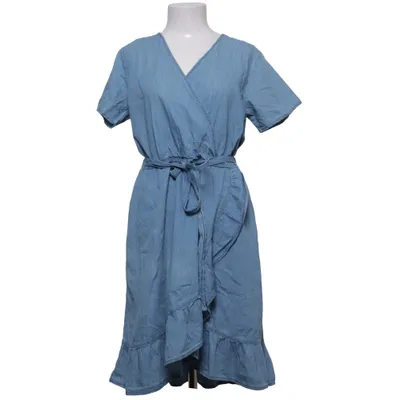 Omlottklänning (Blå) från VRS Woman Bomull