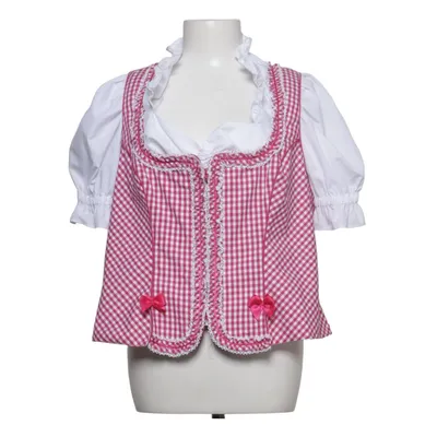 Dirndlblus (Rosa, Vit) från Bergweiss Trachten Bomull, Polyester