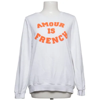 Sweatshirt (Blanc, Orange) de Jubylee Coton