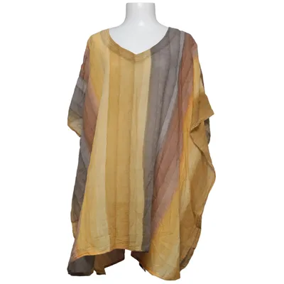 Robe de plage (Jaune, Marron, Gris) de Rima Coton