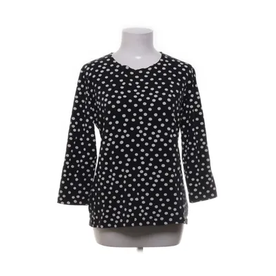 Blouse (Zwart, Wit) van Gudrun Sjödén Elastaan, Organisch katoen