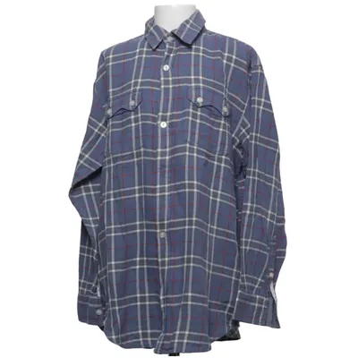 Chemise en flanelle (Bleu, Blanc, Rouge) de Gap Kids Coton, Élasthane