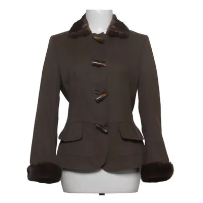 Veste (Marron, Violet) de Stiff Acétate, Cupro