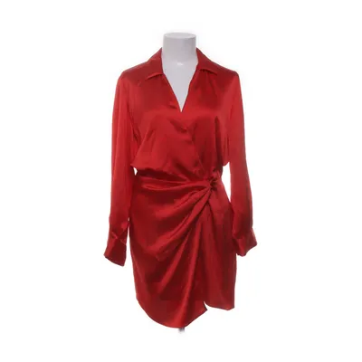 Wrap dress (Red) from Zara Elastane, Polyester