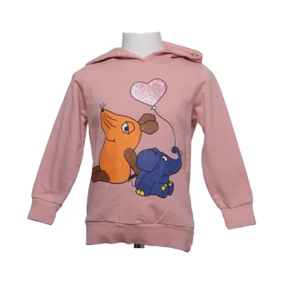 Hættetrøje (Pink) fra DieMaus Bomuld, Polyester