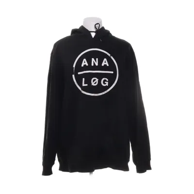 Huvtröja (Svart) från Analog Bomull, Återvunnen polyester