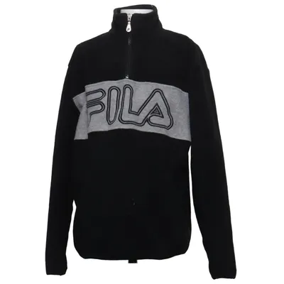 Huvtröja (Svart) från Fila Polyester