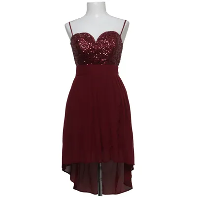 Robe de cocktail (Rouge) de Elise Ryan Coton, Élasthane, Polyamide, Polyester