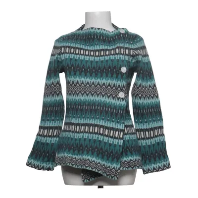 Cardigan (Blue, Black, White) from Jumperfabriken Wool