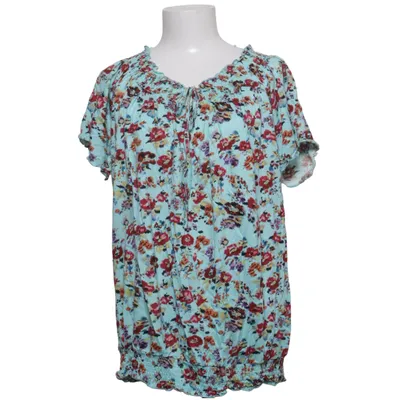 Topp (Blå, Flerfärgad) från Juna Bomull, Viskos