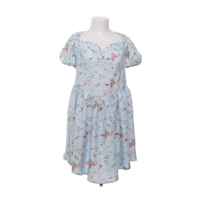 Kjole (Blå, Flerfarvet) fra Shein Curve Elastan, Polyester