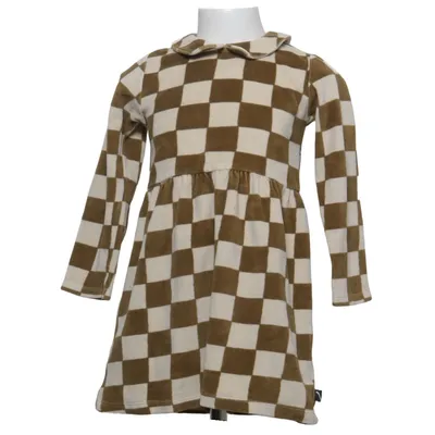 Klänning (Brun, Beige, Flerfärgad) från Carlijnq Bomull, Polyester