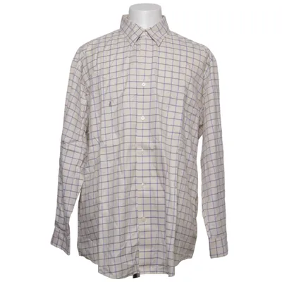 Shirt (Beige, Blue) from Orvis Cotton