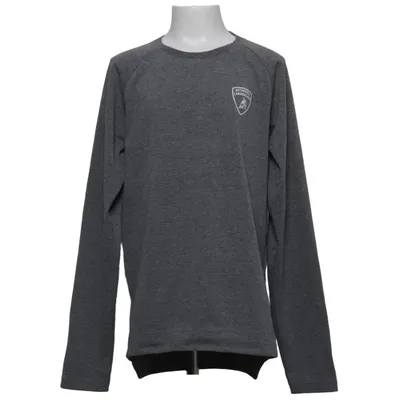 Sweatshirt (Solid Colour Ls T-Shirt) from Automobili Lamborghini Cotton, Elastane, Polyester